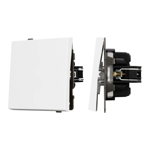 Механизм выключателя одноклавишный проходной SWT-TENDO-MKP1-PL-WH (230V, 10A) (Arlight, -)