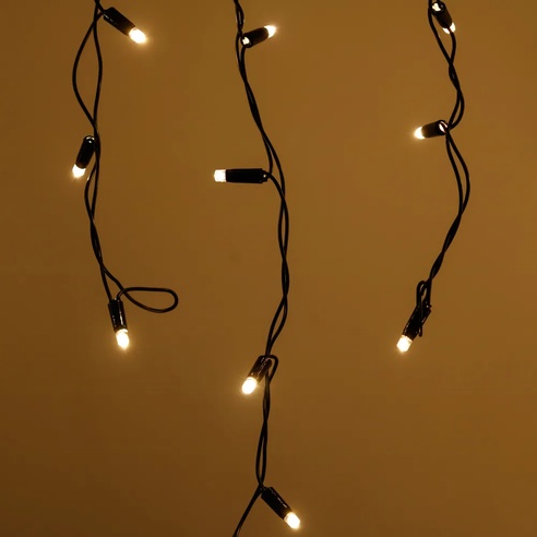 Светодиодная гирлянда ARD-EDGE-CLASSIC-2400x600-BLACK-88LED-MILK-STD Warm (230V, 6W) (Ardecoled, IP65)