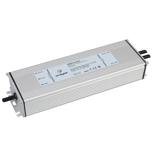 Блок питания ARPV-LG-24300-PFC-A (24V, 12.5A, 300W) (Arlight, IP67 Металл, 5 лет)