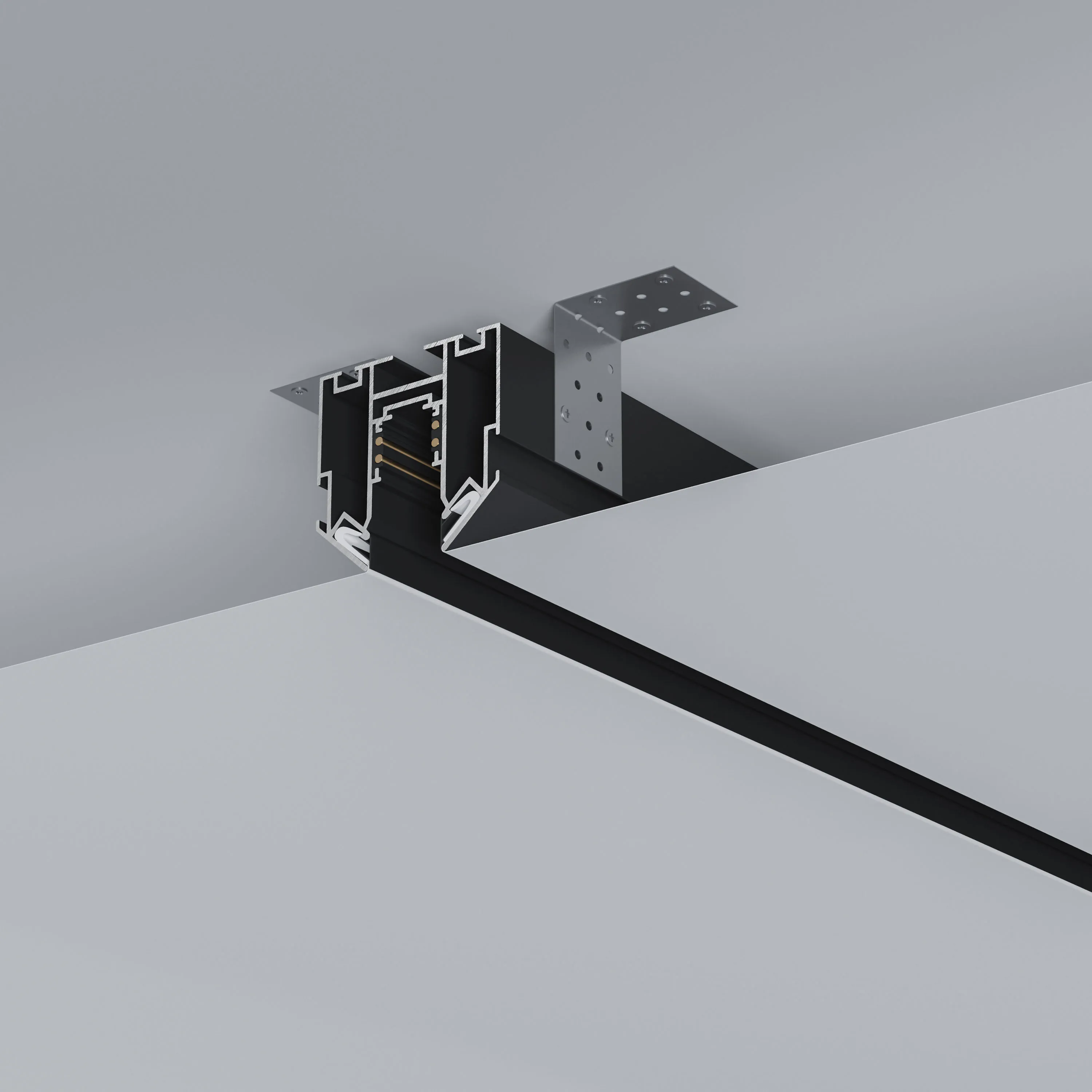 Крышка боковая MAG-ORIENT-COVER-SIDE-STR-2000 (BK) (Arlight, Пластик)