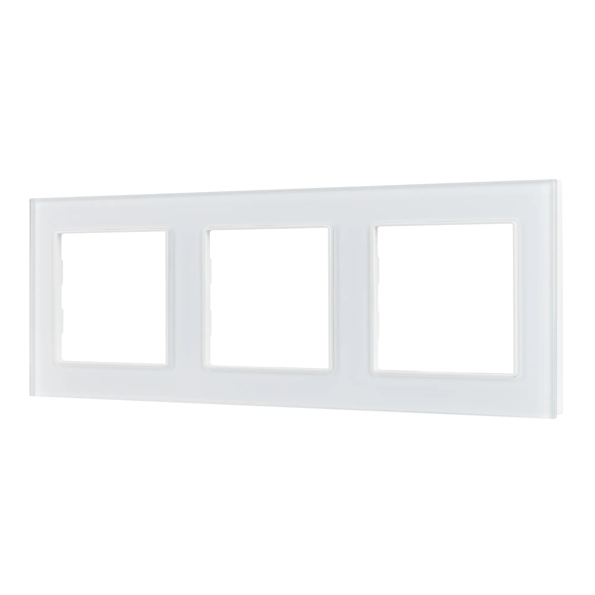 Рамка стеклянная FRM-GLARE-GS-3-WH (Arlight, -)